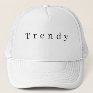 Trendy Text Personalised Custom Men Women Super Trucker Hat