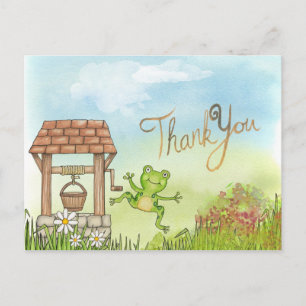 Trendy Thank You Postcard