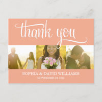 TRENDY THANKS | WEDDING THANK YOU CARD