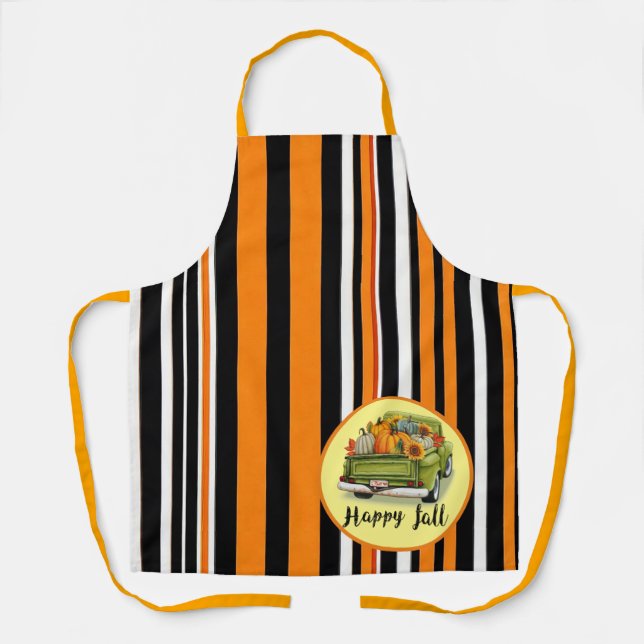 Trendy Thanksgiving Beautiful Autumn Collection Apron (Front)