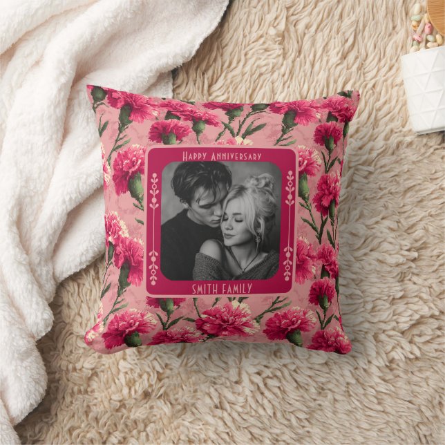 Trendy Thoughtful 15Th Anniversary Throw Pillow  (Blanket)