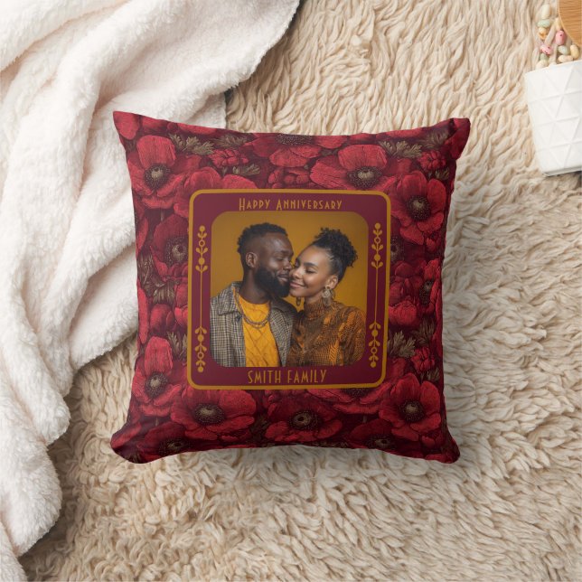 Trendy Thoughtful Vow Renewal Throw Pillow (Blanket)