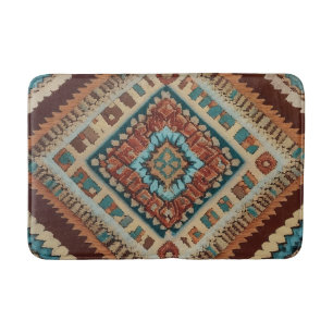 Trendy Turkish Beautiful Old Pattern Collection Bath Mat