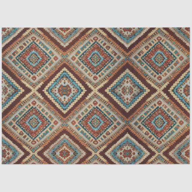 Trendy Turkish Beautiful Old Pattern Collection Tissue Paper (Front)