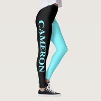Trendy Two Colours | Name | Black and Electric Blu