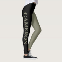 Trendy Two Colours | Name | Black and Warm Grey