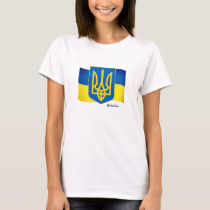 Trendy Ukrainian flag, Emblem & Ukraine fashion T-Shirt