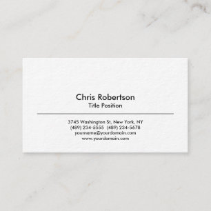 Trendy Ultra-Thick Charming Business Card