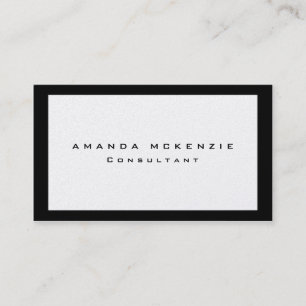 Trendy Unique Creative Minimalist Design Business Card