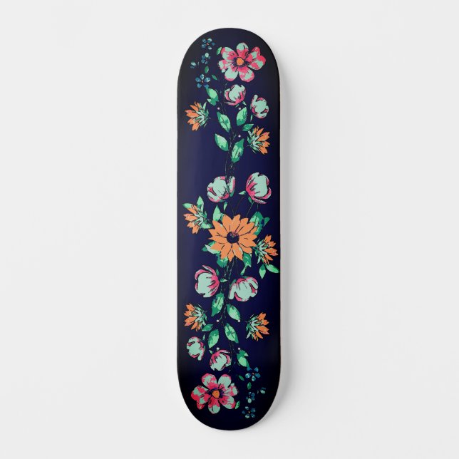 Trendy Urban Street Art Inspired Skateboard (Front)