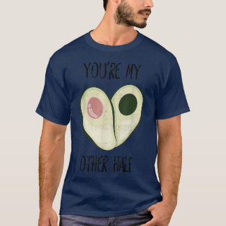 Trendy Valentines Day Avocado Heart  T-Shirt