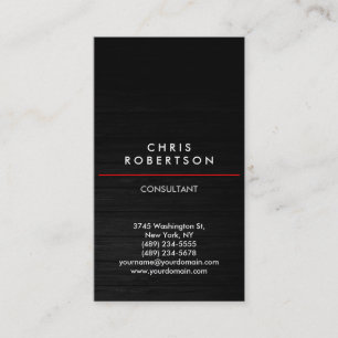 Trendy Vertical Grey Wood Pattern Business Card