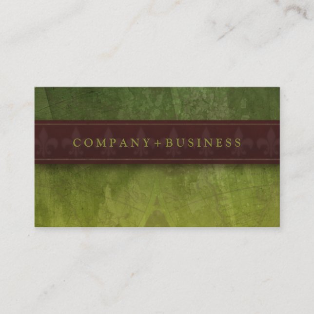 Trendy Vintage Grunge Designer Business Cards (Front)