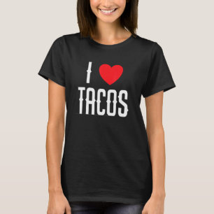 Trendy Vintage I Love Tacos T-Shirt