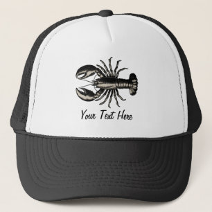 Trendy vintage Lobster  Personalised  Trucker Hat