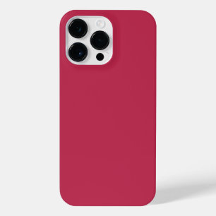 Trendy viva magenta solid colour Case-Mate iPhone iPhone 14 Pro Max Case