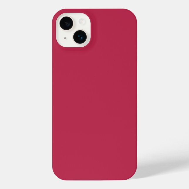 Trendy viva magenta solid colour  Case-Mate iPhone iPhone Case (Back)