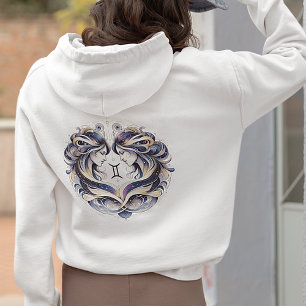 Trendy Watercolor Gemini Zodiac Sweatshirt
