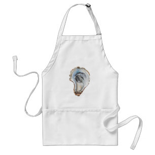 Trendy Watercolor Nautical Oyster  Standard Apron