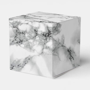 Trendy White Marble Stone - Favour Box