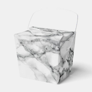 Trendy White Marble Stone - Favour Box
