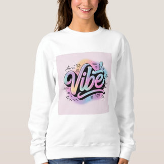 Trendy white outfit sweatshirt