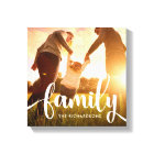 Trendy White Overlay | Your Family Photo