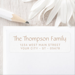 Trendy White Simple Chic Styled Typography Script
