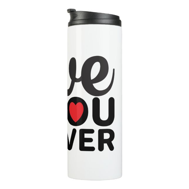 Trendy white valentine's day Tumbler for Drinking  (Rotated Right)