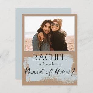 Trendy will you be my Maid of Honour photo