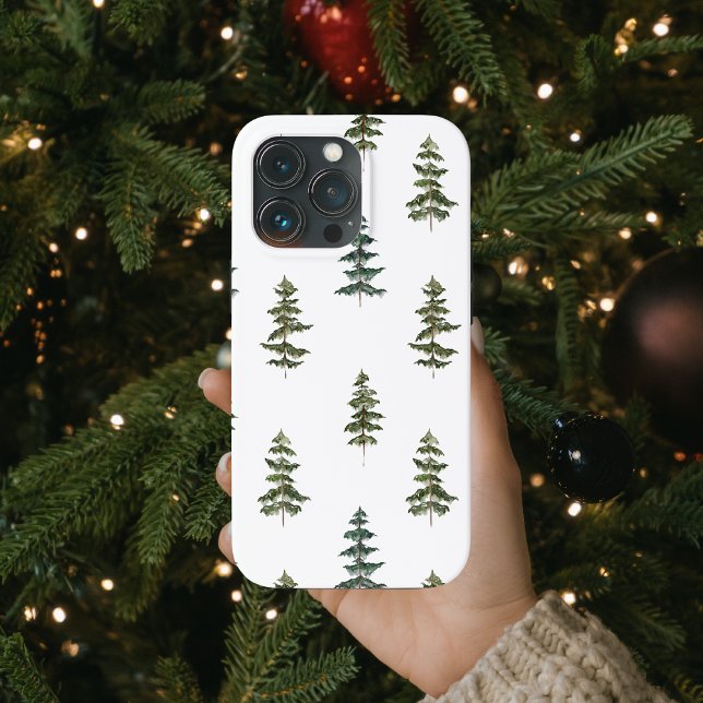 Trendy Winter | Christmas Tree Pattern Case-Mate iPhone Case (Creator Uploaded)