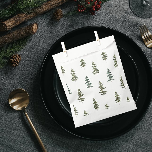 Trendy Winter | Christmas Tree Pattern Favour Bags (Creator Uploaded)