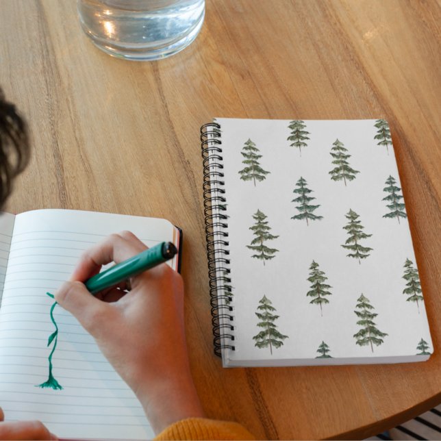 Trendy Winter | Christmas Tree Pattern Notebook (Creator Uploaded)