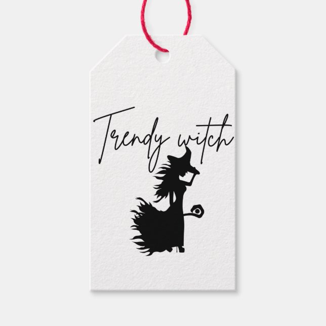 trendy witch gift tags (Front)