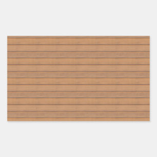Trendy Wood Custom Blank Nature Elegant Template Rectangular Sticker