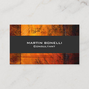 Trendy Yellow Abstract Grey Plain Clean Business Card