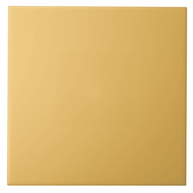 Trendy Yellow Ceramic Tile. Tile (Front)