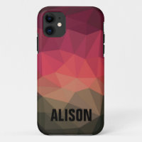 Trendy youthful bold ombre custom name