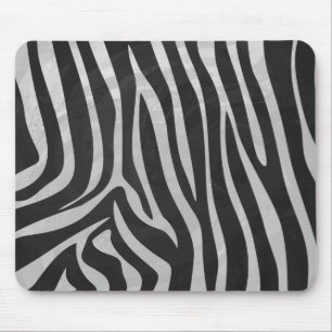 Trendy Zebra Animal Print Pattern created by Imagi Mouse Mat