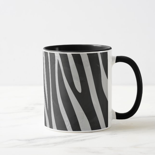 Trendy Zebra Animal Print Pattern created by Imagi Mug (Right)