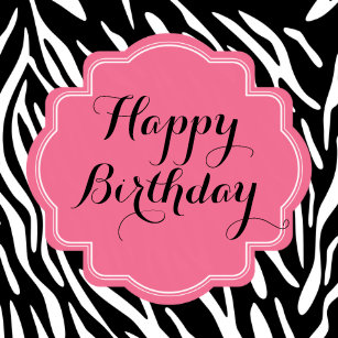 happy birthday trendy stickers labels zazzle uk