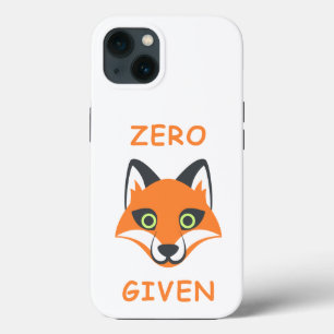 Trendy Zero Fox Given phrase Emoji Cartoon iPhone 13 Case