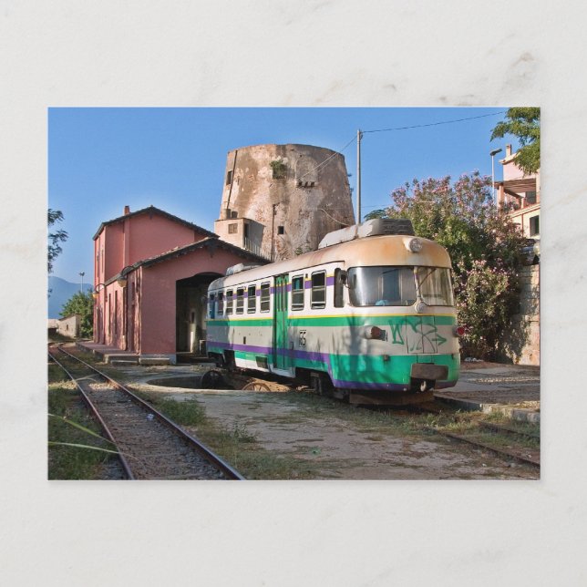 Trenino verde - The little green train Postcard (Front)
