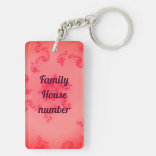 Trent Colour Coral Key Ring