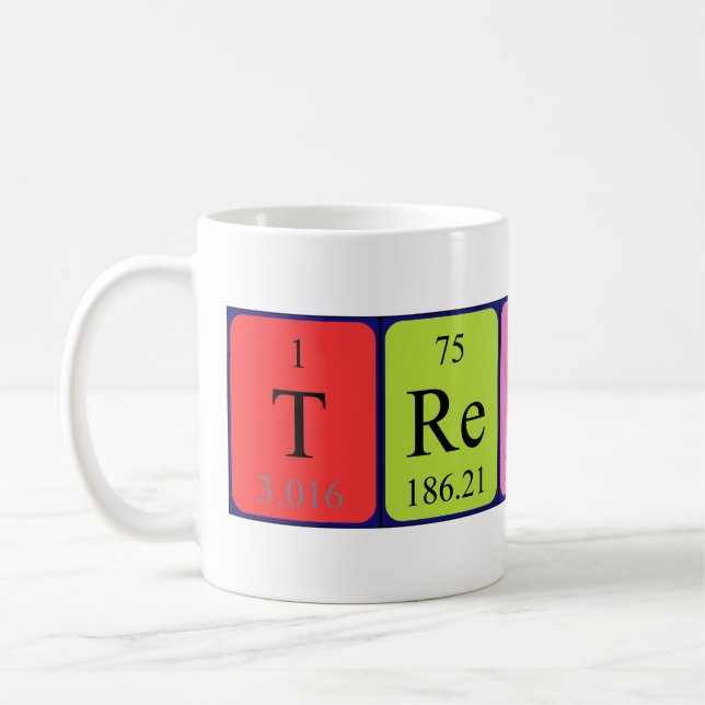 Trenten periodic table name mug (Left)