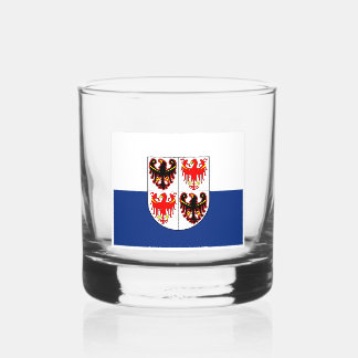 Trentino Alto Adige flag (Italian region) Whiskey Glass