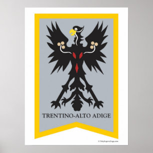 Trentino Alto Adige Italy Region Poster