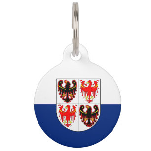 Trentino Alto Adige (Region of Italy) flag Pet Tag