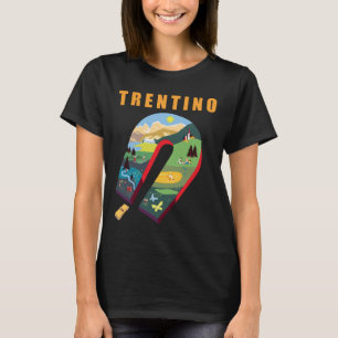 Trentino Italy Alps Retro Travel T-Shirt