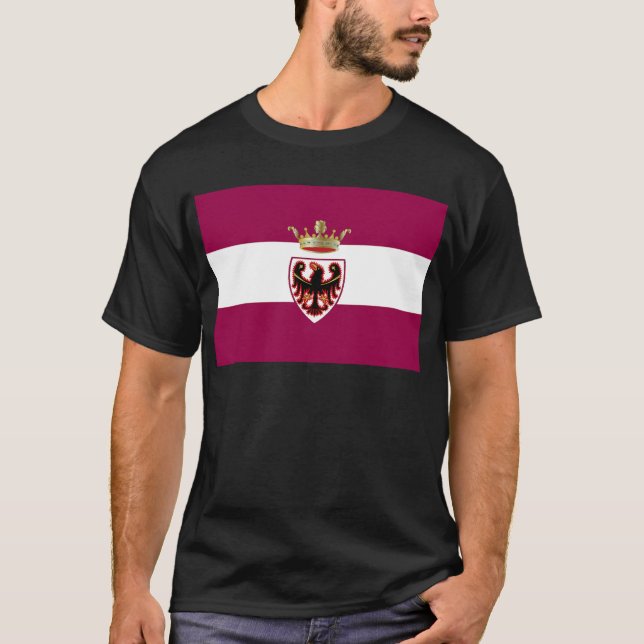 Trentino (Italy) Flag T-Shirt (Front)